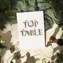 Wildflower Floral Table Number Card, thumbnail 7 of 7