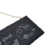 We're Terribly Posh, We Holiday In Cornwall Illustrated Slate Sign, thumbnail 4 of 4