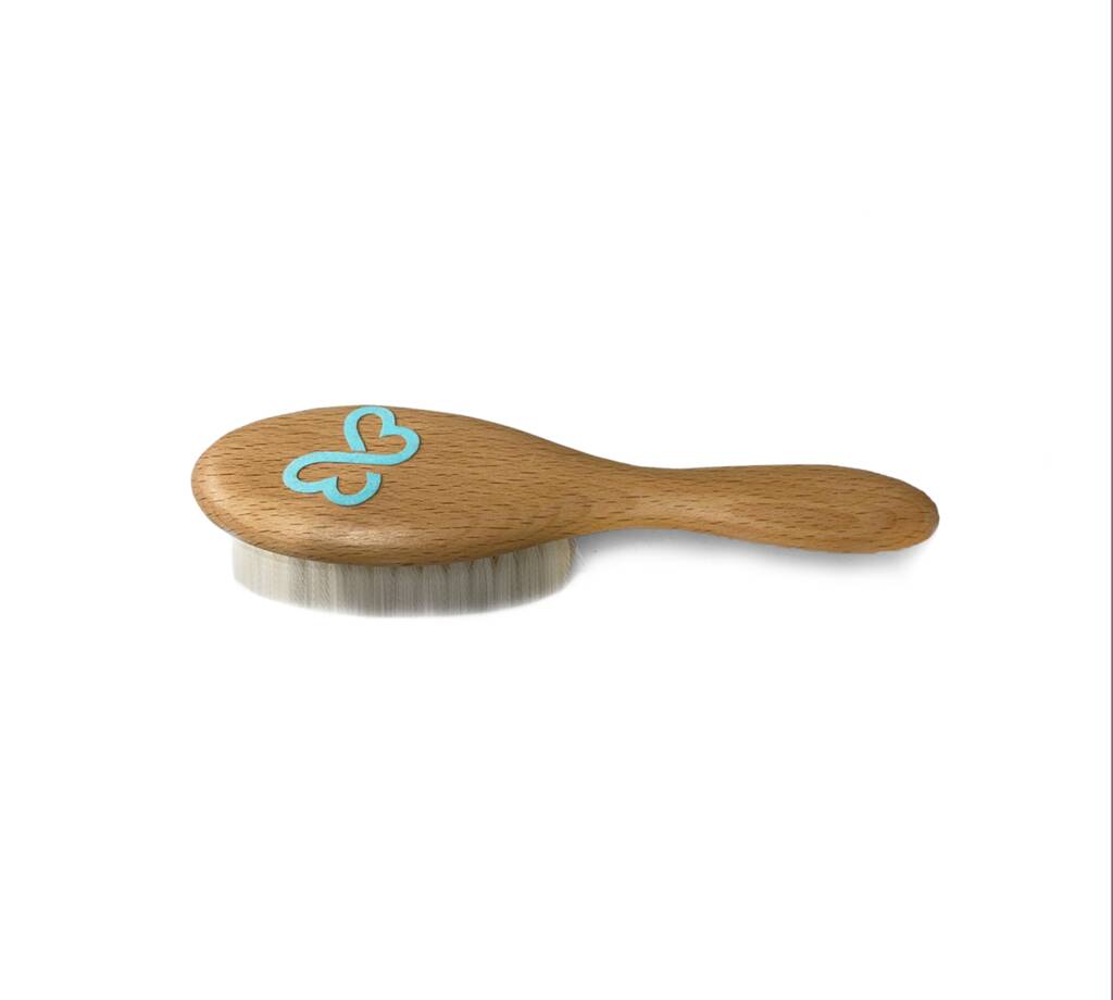 100% Natural Beachwood Baby Hair Brush