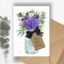 Personalised Lavender Scented Floral Birthday Card For Her, thumbnail 6 of 6