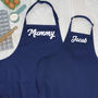 Mummy And Son Personalised Apron Set, thumbnail 6 of 6