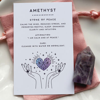 Amethyst Mini Tower – Calm, Peace And Intuition, 2 of 11