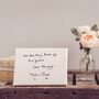 Personalised Embroidered Handwriting Canvas, thumbnail 10 of 12