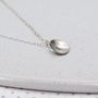 Personalised Sterling Silver Disc Necklace, thumbnail 3 of 5