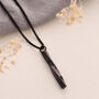 Mens Twist Memorial Necklace, thumbnail 3 of 4