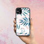 Personalised Watercolour Leaves iPhone Case, thumbnail 1 of 2