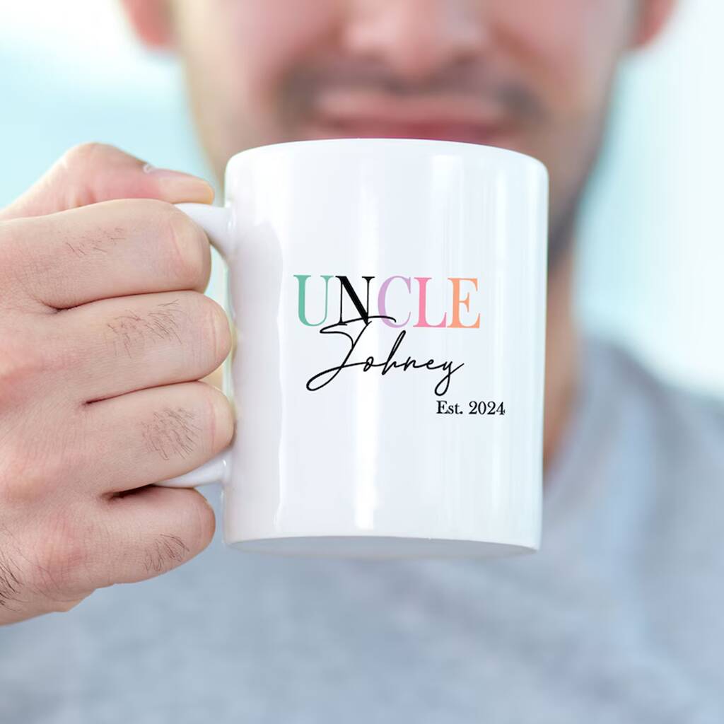 Personalised New Uncle Mug