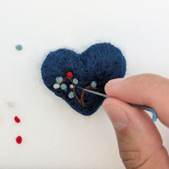 Needle Felting Kit Winter Decorations, 6 of 10