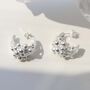 Sterling Silver Bubble Hoop Studs, thumbnail 5 of 9