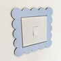 Custom Scalloped Edge Nursery Light Switch Cover, thumbnail 5 of 7
