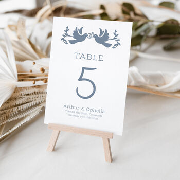 Wedding Table Number Cards, 3 of 4