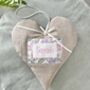 Personalised Linen Name Heart, thumbnail 6 of 6
