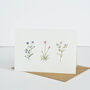 Coastal Flowers Blank Card, thumbnail 1 of 3