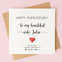 Personalised Anniversary Card For Wife, thumbnail 2 of 7