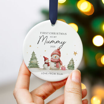 Personalised Baby First Christmas Bauble, 4 of 7
