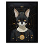 Interplanetary Cat Queen Futuristic Wall Art Print, thumbnail 5 of 6