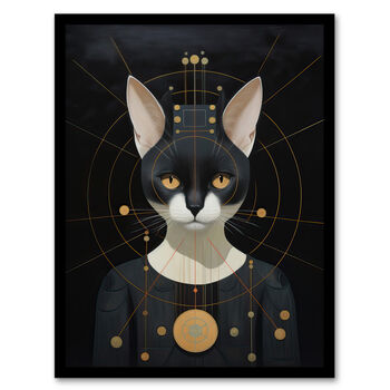 Interplanetary Cat Queen Futuristic Wall Art Print, 5 of 6