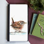 Inky Wren Faux Leather Phone Case With Card Slots, thumbnail 1 of 6