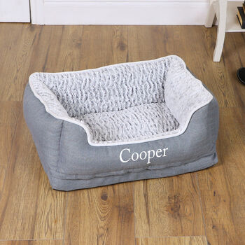 Luxury Fur Small Dog Sofa Bed, 2 of 7
