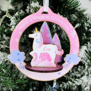 Personalised Make Your Own Unicorn 3D Decoration Kit, 2 of 4