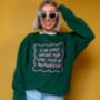 Only Here For The Pigs In Blankets Christmas Sweatshirt, thumbnail 2 of 3