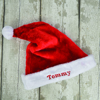 Personalised Christmas Santa Hat, 4 of 7