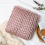 Whitby Cushion Cover Easy Knitting Kit, thumbnail 1 of 7