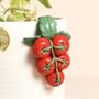 Ceramic Tomato Vine Planter Hanger, thumbnail 1 of 2