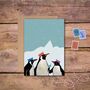 Penguin Christmas Card, thumbnail 1 of 2