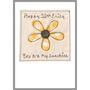 Personalised Flower 50th Birthday Card For Her, thumbnail 3 of 11