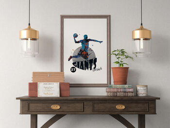 Personalised Basketball Poster Art, 2 of 5