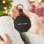 Personalised Message Leather Key Ring, thumbnail 7 of 9