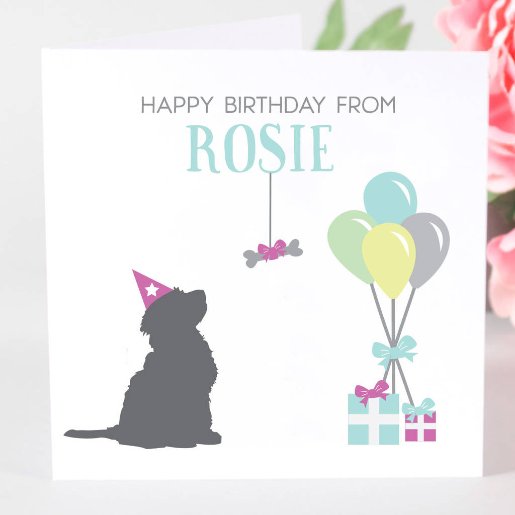 Personalised Dog Breed Birthday Card, 1 of 4
