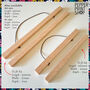 Magnetic Solid Oak Poster Hanger, To Fit A4, A3, A2, thumbnail 3 of 7