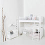 Children's Luxury Loft Bed In White, thumbnail 2 of 3