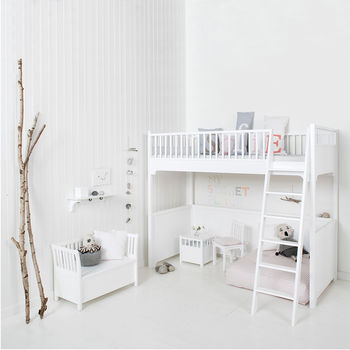 Children's Luxury Loft Bed In White, 2 of 3