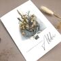 Congratulations Personalised Dried Flower Bouquet Card, thumbnail 1 of 10