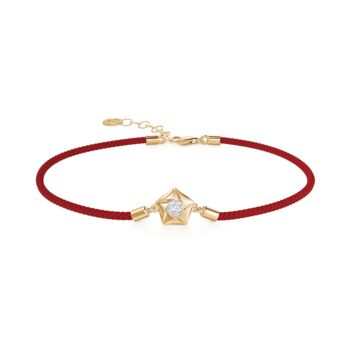 Yellow Gold, Diamond And Cord ‘540’ Bracelet, 7 of 11