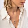 9ct Solid Gold Egyptian Ankh Necklace, thumbnail 3 of 5