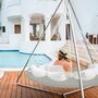 Large Hanging Indoor And Outdoor Deluxe Bed In Seagull, thumbnail 7 of 12