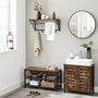 Brown Rack Shelf Wall Mounted Hook, thumbnail 9 of 9
