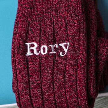 Warm Personalised Socks Valentines Day Gift For Him, 8 of 9