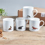 Woodland Collection Mugs, Set Of Four, thumbnail 1 of 9