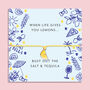 Lemon Slice Charm Bracelet When Life Gives You Lemons, thumbnail 1 of 6