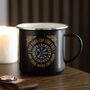 Viking Compass Enamel Mug, thumbnail 1 of 2