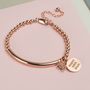 Personalised Rose Gold Filled Charm Bracelet, thumbnail 1 of 8