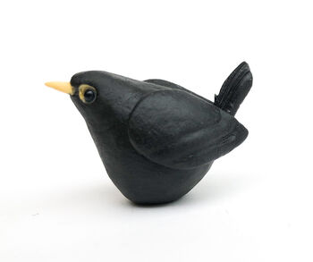 Blackbird Stoneware Ornament, 6 of 8
