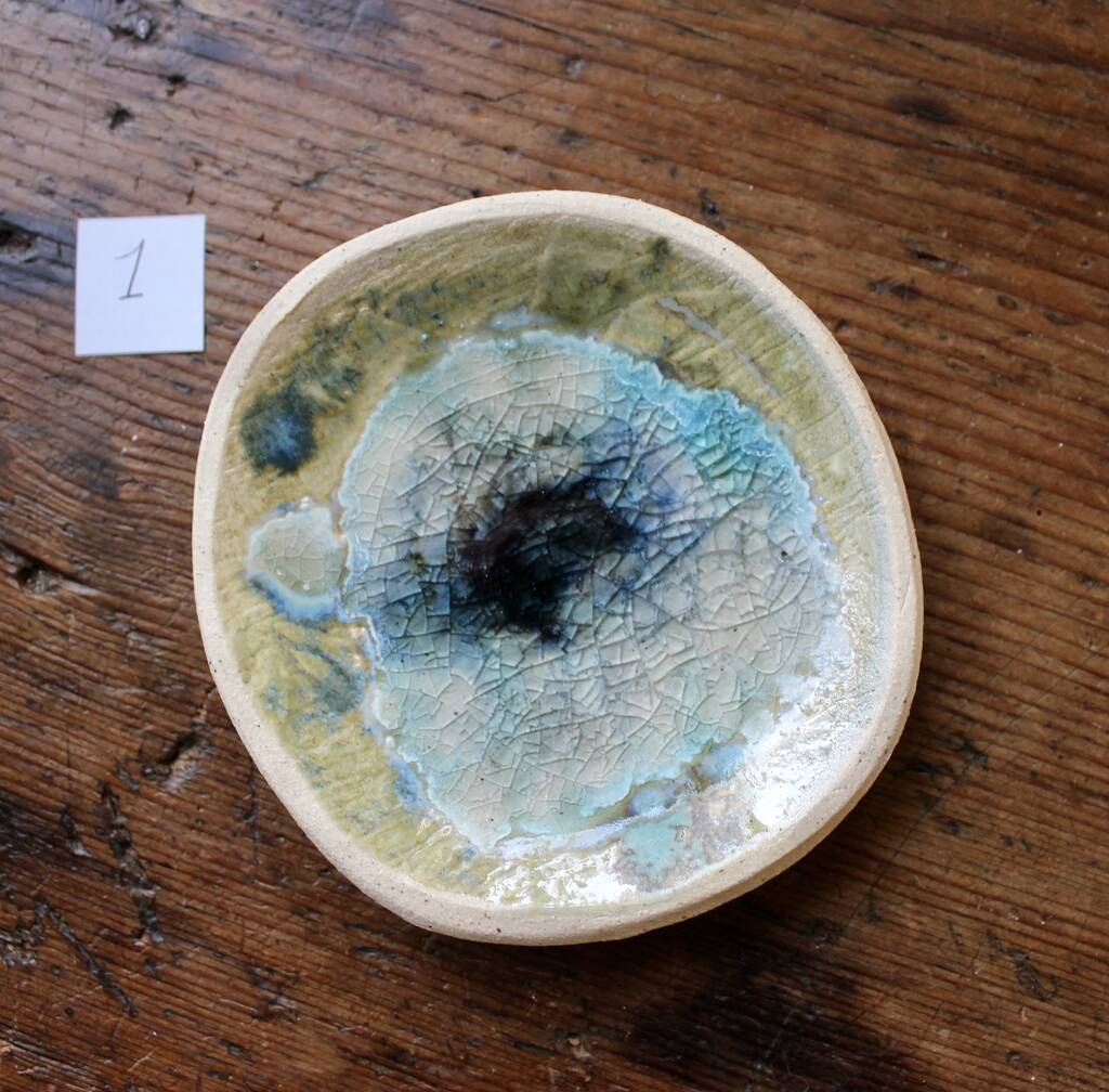 Recycled Glass Decorative Ceramic Bowl By Little Brick House Ceramics
