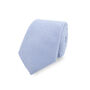 Wedding Handmade 100% Brushed Cotton Tie In Light Blue, thumbnail 7 of 10