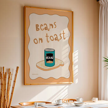 Beans On Toast Print, 4 of 8